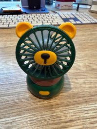Chandra’s small usb powered fan that looks kind of like a lion