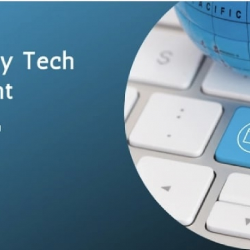 An accessibility key replaces the right shift key on a keyboard. Canterbury Tech April event. Tuesday 13 April 2021. Theme: Accessibility. Canterbury Tech logo.