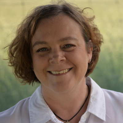 Chandra looking relaxed and smiling