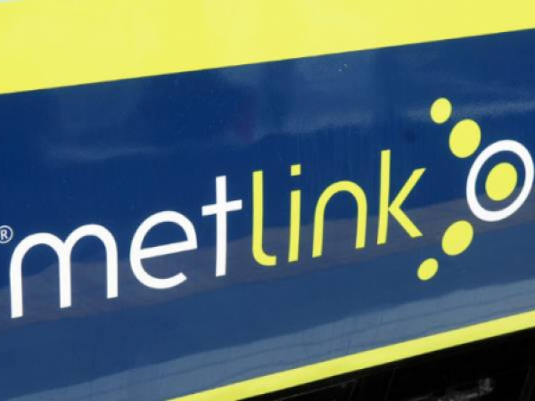 Metlink logo on the side of a bus