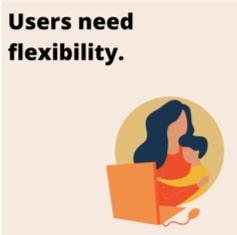 Users need flexibility. A mother has no free hands to operate her computer while holding her child. 